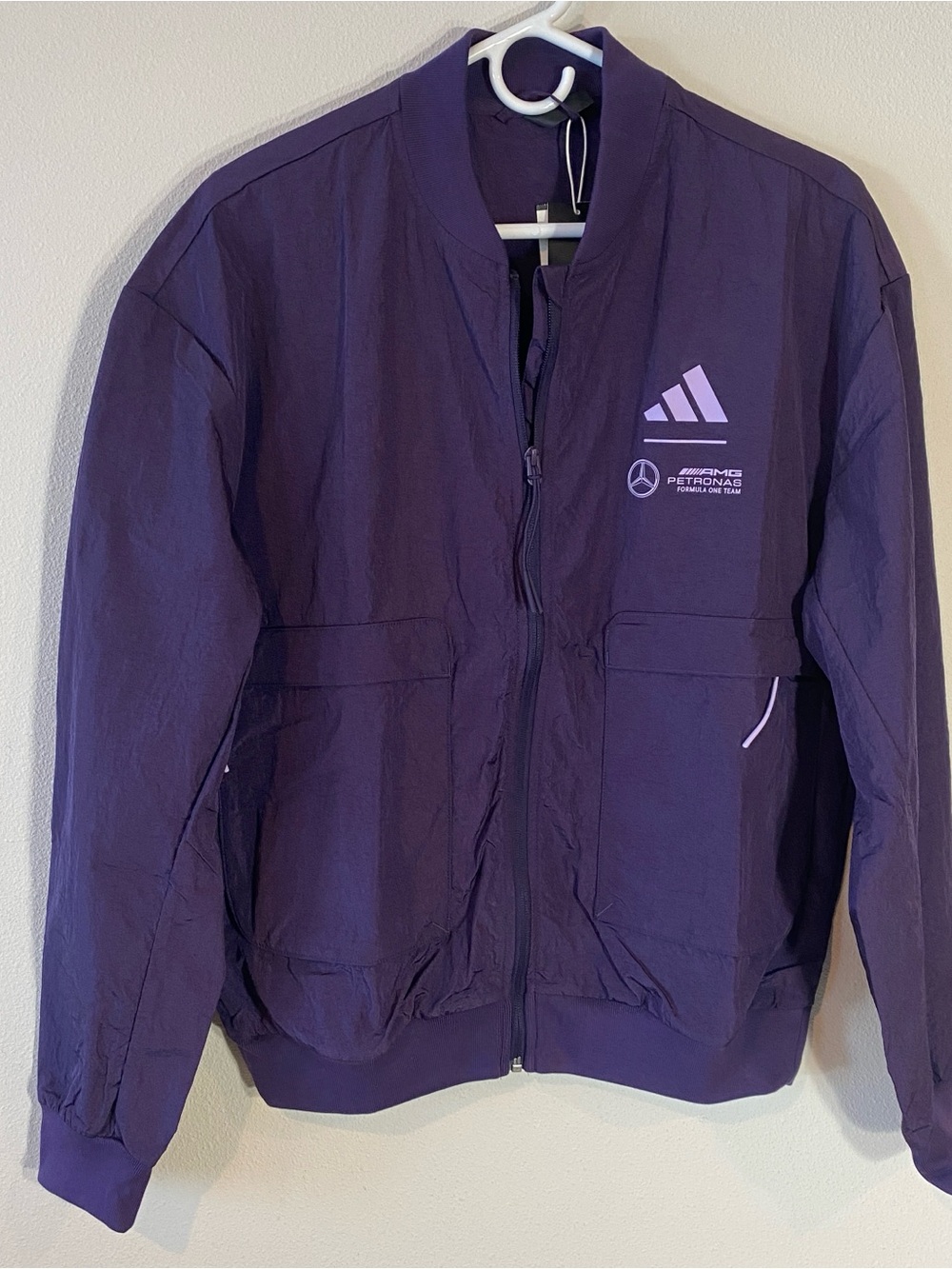Adidas Mercedes F1 Formula One Team Bomber Jacket $100 - Small